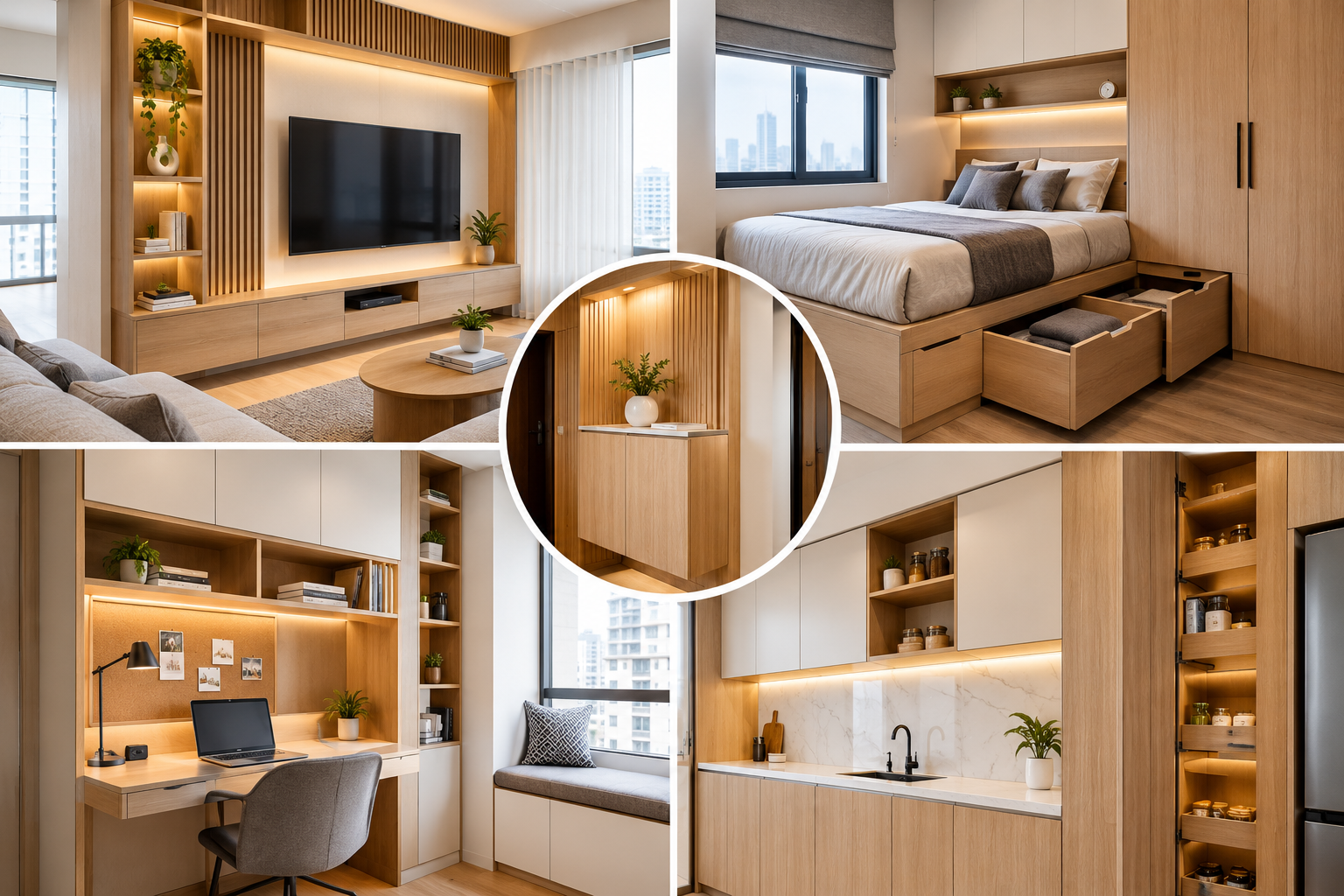 Custom Woodwork Ideas for Compact Singapore Interiors